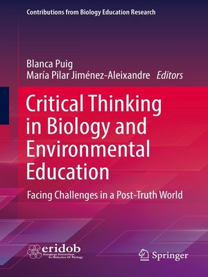 cover image of Critical Thinking in Biology and Environmental Education